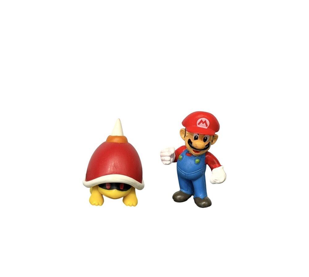 World Of Nintendo Super Mario & Spike Top Enemy Mini Figures Jakks Pacific